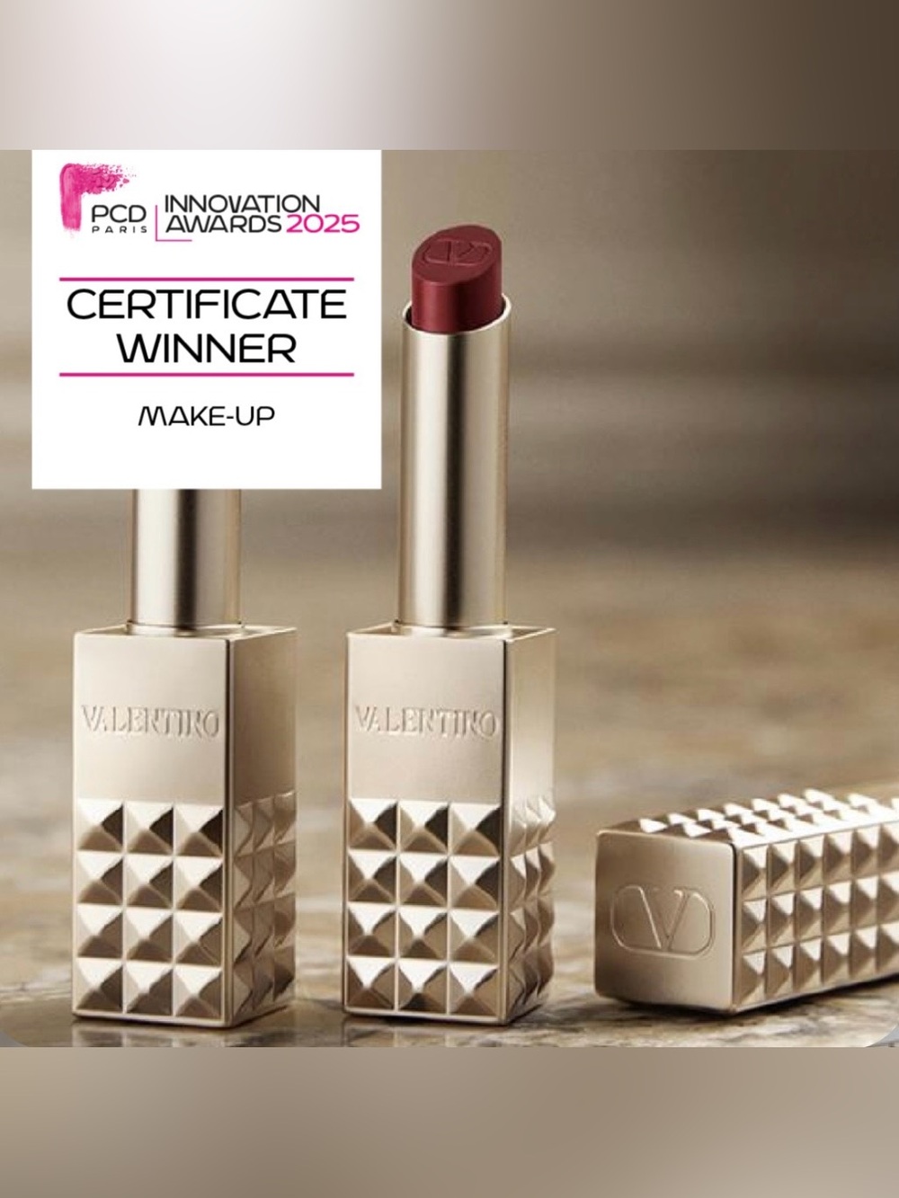 CHANEL & VALENTINO Lock & Lipstick 2 Piece Bundle - Picture 10 of 10